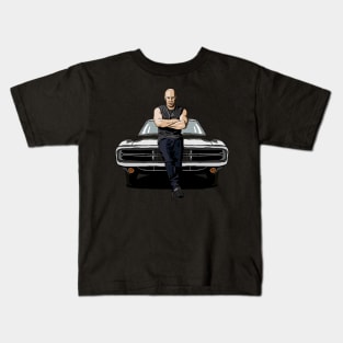 Domenic Torento's Dodge Charger Kids T-Shirt